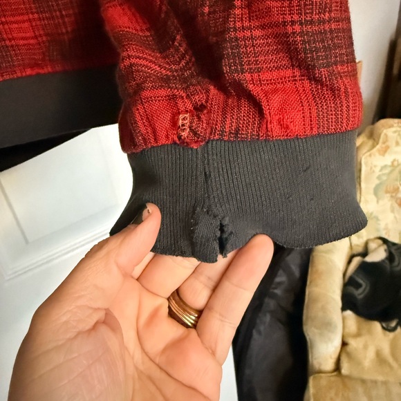 Vintage Altamont Skate Red Plaid Hooded Jacket - Picture 6 of 8